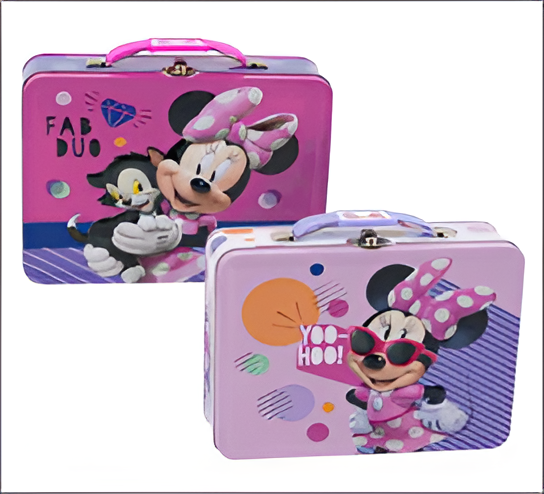 Tote Box 8.5"H – Large Minnie Mouse Storage Box (2 Assorted Designs)