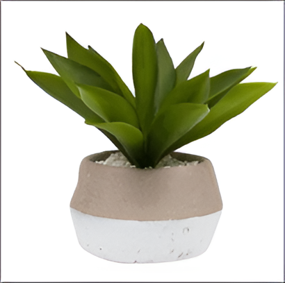Artificial Maguey Plant 8-Inch Realistic Decorative Greenery
