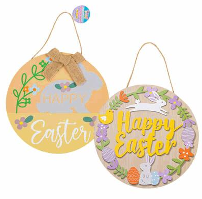 Easter Hanging Decor 12" Round – Festive Spring Ornament