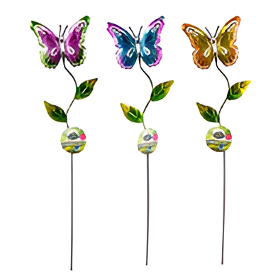 Leaf Accent Garden Stake Decor 20-Inch