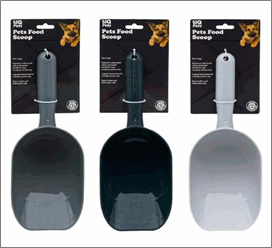 Large Pet Food Scoop – 3 Assorted Colors