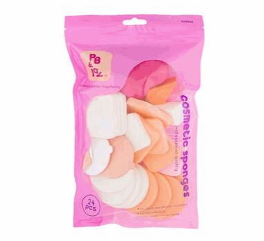 Cosmetic Sponges 24pc – LaColors Mixed Colors