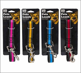 Pet Leash, 1.9 x 120 cm Bi-Color – 4 Assorted Styles