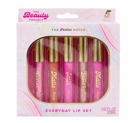 Everyday Lipstick Set – 5pc Liquid Lip Colors
