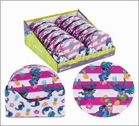 Coaster Set with Holder, 7pc 3.75"D – Round Design