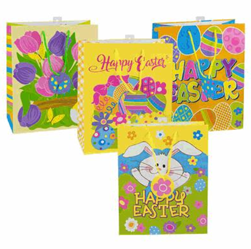 Easter Bag Printed Assorted Designs – Perfect for Egg Hunts Gifts