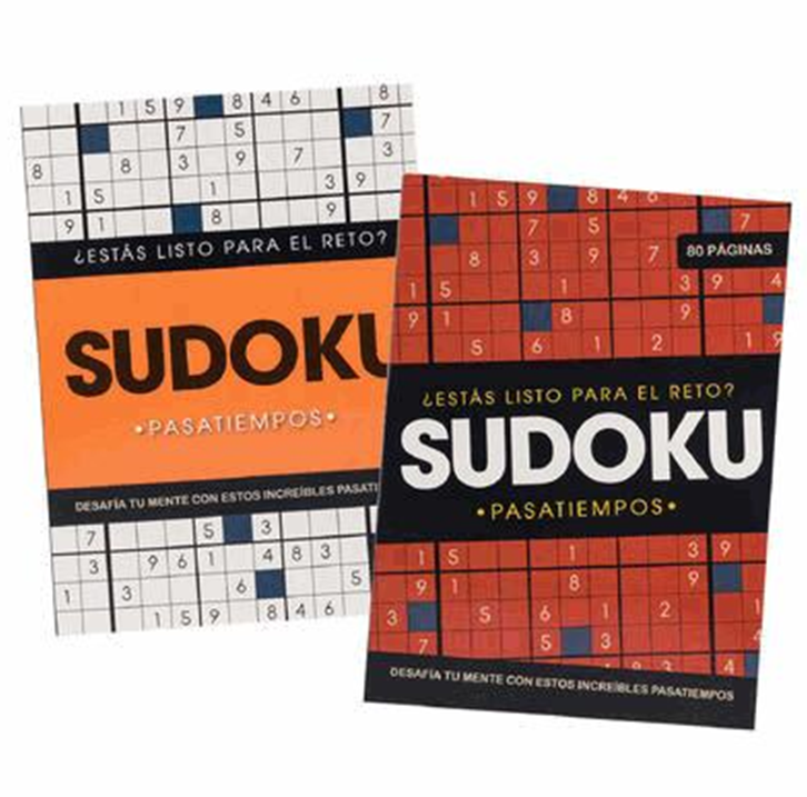 Sudoku Puzzle Book – 80 Pages, 2 Assorted Editions
