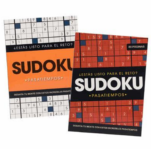 Sudoku Puzzle Book – 80 Pages, 2 Assorted Editions