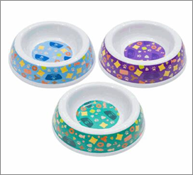 Pet Bowl “S” – Melamine Decal Design