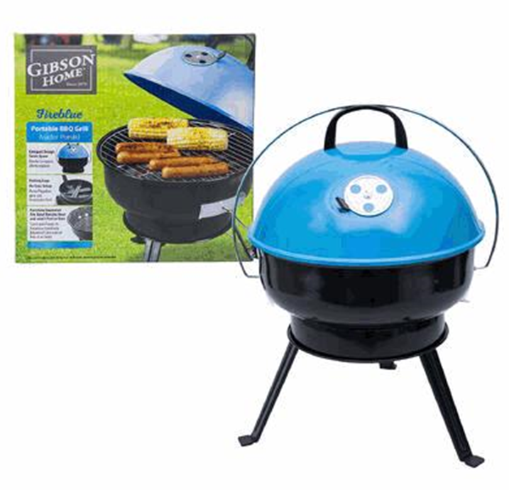 14" Navy Blue Griller – Durable Non-Stick Cookware