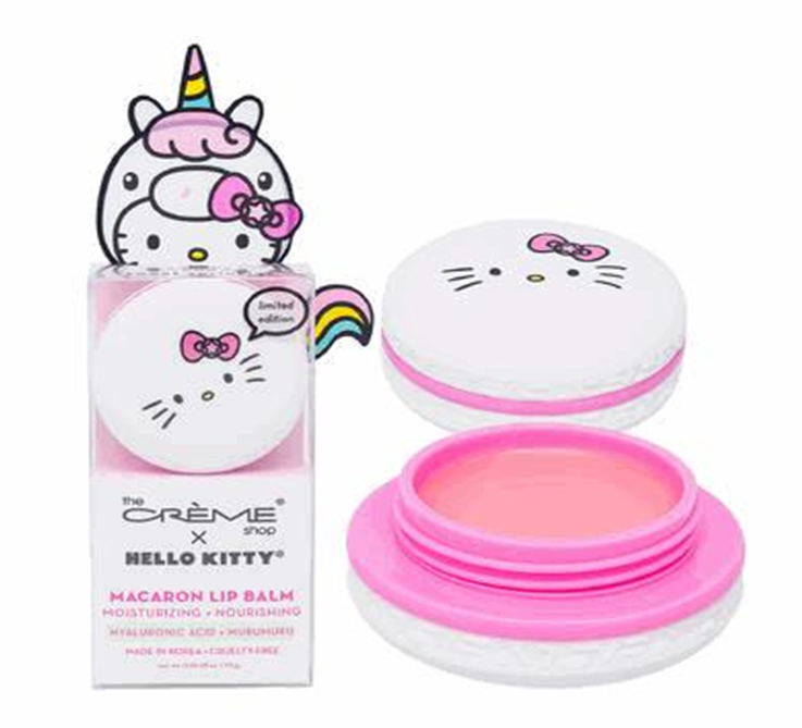 Hello Kitty Macaron Lip Balm – Violet, Hydrating & Softening