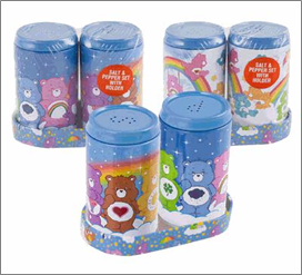 Salt & Pepper Shaker 4"H – Care Bears Design