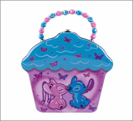 Lunch Box 7"H – Cupcake Stitch & Angel Design