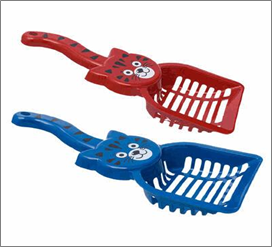 Cat Face Litter Scoop – 2 Assorted