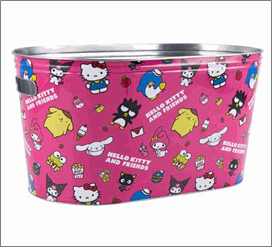 Large Oval Tub 16" – Hello Kitty & Friends AOP