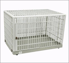 29" High Beige Pet Kennel