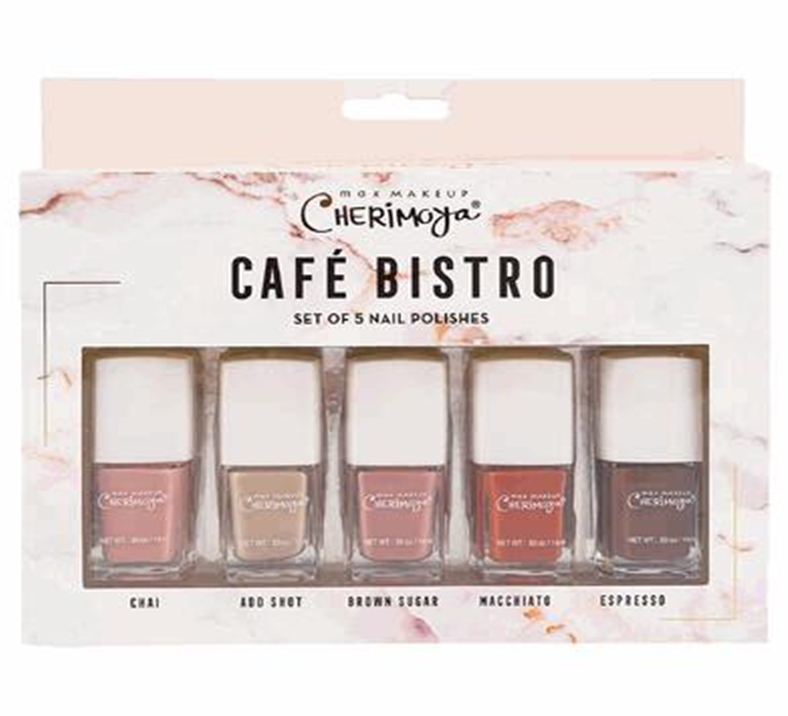 5-Piece Cafe Bistro Nail Polish Set