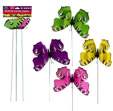 Garden Stake Decor 9.8-Inch Butterfly Accent