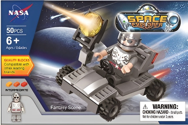 NASA Space Explorer Building Blocks Set – 50-Piece