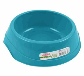 Large Round Pet Dish – Turquoise (Sterilite)