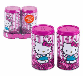 Salt & Pepper Shaker 4"H – Hot Pink Design