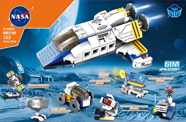NASA Space Shuttle Building Blocks Set – 133-Piece Creative Construction Toy