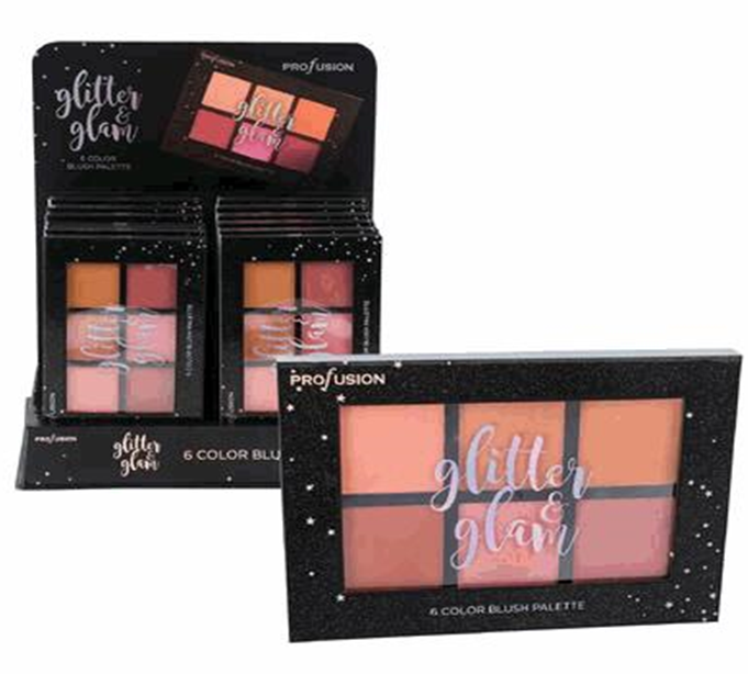 Makeup Blush Palette – 6 Shades for a Natural Radiant Glow