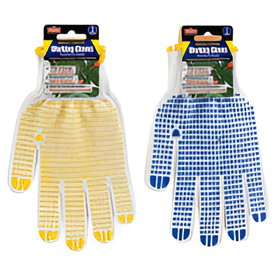 1-Pair Women’s Work Gloves – 2 Assorted Designs