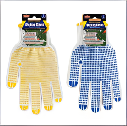 1-Pair Women’s Work Gloves – 2 Assorted Designs