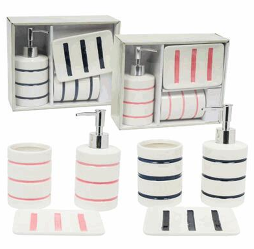 3pc Bathroom Set – 3 Assorted Designs