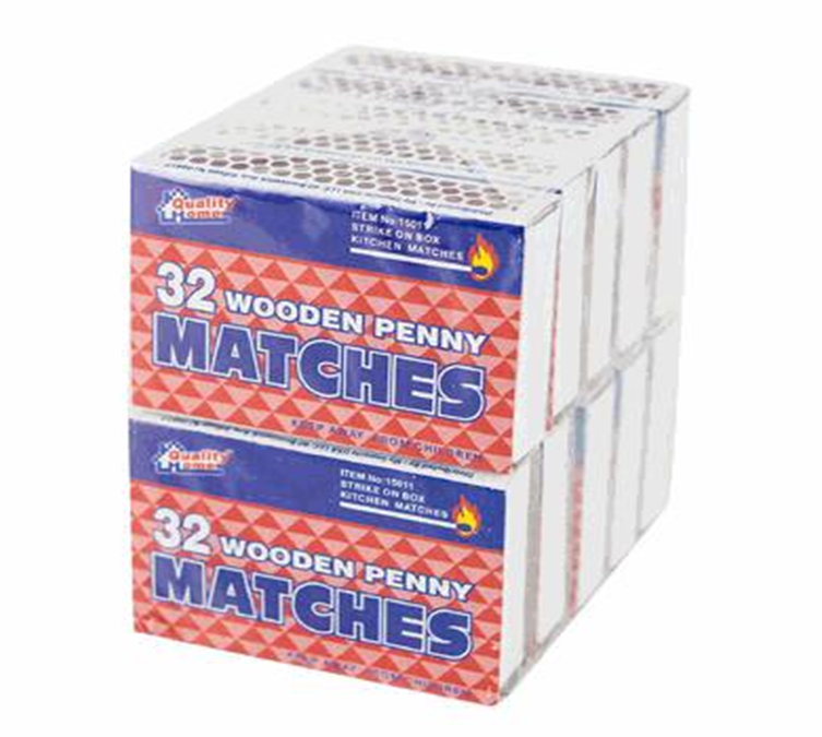 10 Pack Matches – 32 Count Boxes for Home Outdoor Use