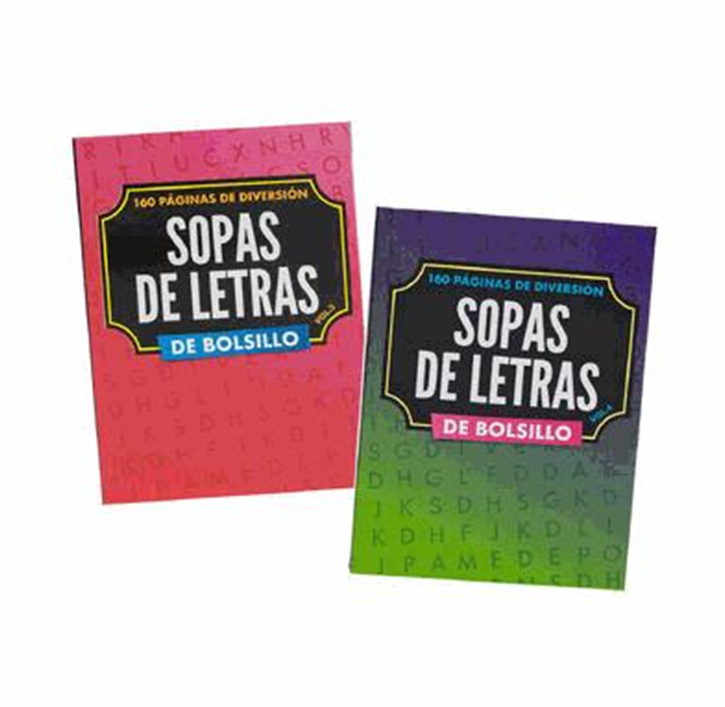 Spanish Word Search Puzzle Book – 160 Pages Sopas de Letras