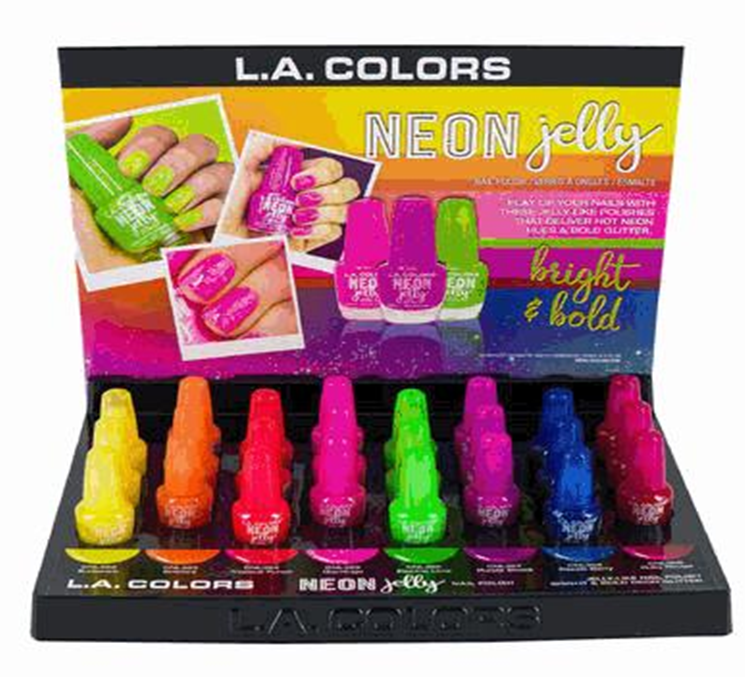 Neon Jelly Nail Polish – 0.44oz, LaColors
