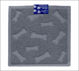 17.7" Rectangular Pet Feeding Mat – Multi-Color Assortment