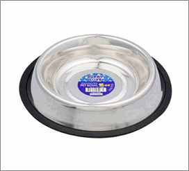 16 oz Stainless Steel Pet Bowl – 6 Inch