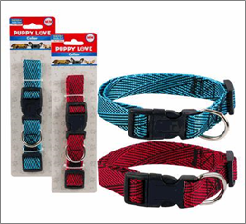 Dog Collar, 19" (Medium) – 2 Assorted Colors