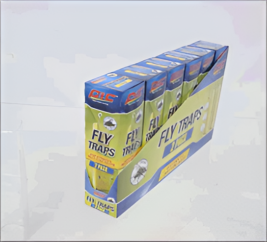 PIC Hanging Fly Trap 2 Pack – Sticky Glue Insect Catcher for Indoor & Outdoor Use